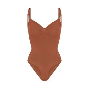 SKIMS SEAMLESS SCULPT BRIEF BODYSUIT BRONZE XS (NWOT)